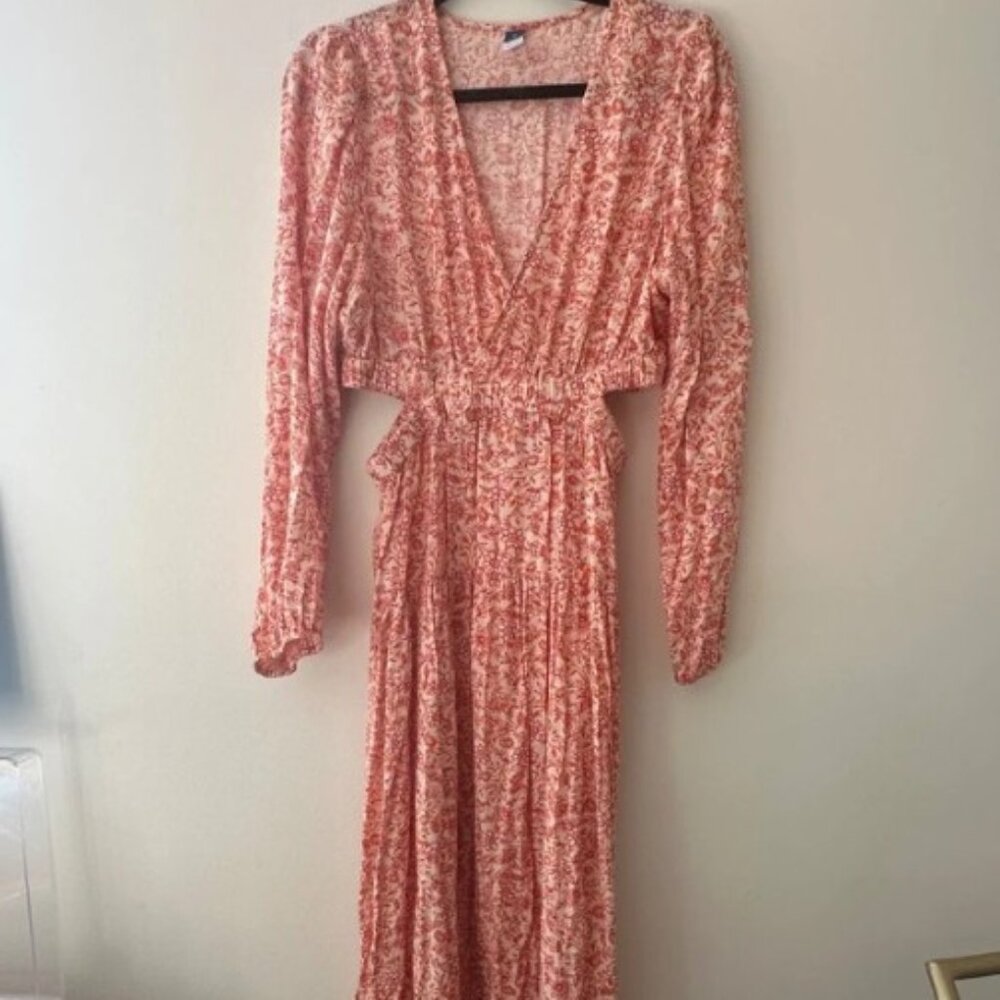 Old Navy Floral Dress with Cutouts